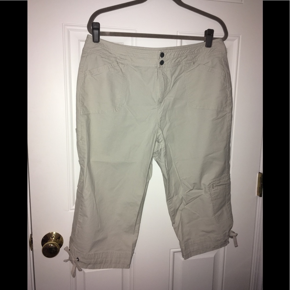 Coldwater Creek Ankle Tie Capris